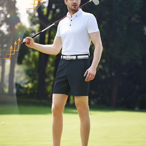 Pantalones Cortos de Golf Personalizados al por Mayor para Hombre, Casuales, Elásticos en 4 Direcciones, Parte Delantera Plana, Ligeros, para Gimnasio y Entrenamiento, de Secado Rápido, con Bolsillos - Product Image 6