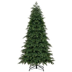 Grüner PVC-Kunstweihnachtsbaum mit Scharniermechanismus und 721/1019 Üppigen Zweigspitzen für Weihnachtsdekoration zu Hause - Product Image 1