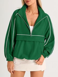 Sudadera con Cierre de Cremallera para Mujer, Protección Solar UPF 50+, Chaqueta Cortavientos Ligera para Correr, Senderismo y Actividades al Aire Libre, con Bolsillo - Product Image 5