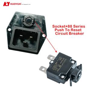 Prise avec disjoncteur à bouton-poussoir série 88 pour usage industriel et domestique 125/250VAC X 1 000A - Product Image 4