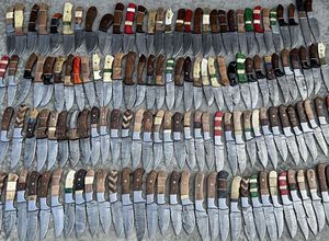 มีดล่าสัตว์ลายดามัสกัสแบบคละลาย พร้อมปลอก มีสินค้าพร้อมส่งทันที ขายส่งเท่านั้น เลือกแบบได้ตามต้องการ - Product Image 5