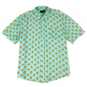 เสื้อเชิ้ตฮาวายชายแขนสั้นคุณภาพสูง ผ้าผสมคอตตอน/โพลีเอสเตอร์ ระบายอากาศ แห้งเร็ว กันยับ ใส่สบาย - Product Image 3