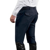 Culotte d'équitation homme sur mesure en silicone et coton, style western, taille haute, en similicuir, avec poches pour téléphone, pour l'entraînement