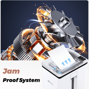 Distruggidocumenti Commerciale Professionale per 150 Fogli, Taglio Micro, CD/Carte, Livello di Sicurezza P5, 60 Minuti Non-Stop, per Uso Domestico - Product Image 2