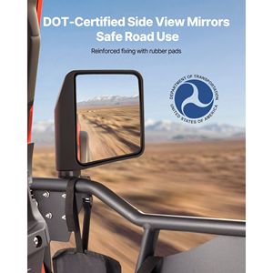 Puertas Tubulares de Acero para Jeep Wrangler JK Unlimited 2007-2018 - Cubierta Trasera y Delantera de 4 Puertas Compatible con Puertas Tubulares Jeep - Product Image 3