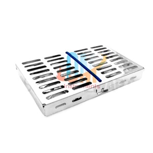 Ensemble de micro-chirurgie Castroviejo de haute qualité, 5 pièces, avec boîte de stérilisation, cassette porte-aiguilles, instruments dentaires approuvés CE - Product Image 6