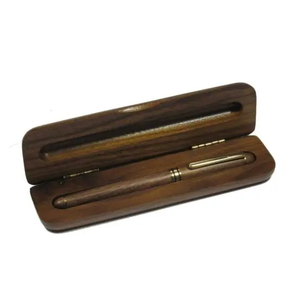Best Quality Wood Pencil <b>Case</b> For Writing <b>Tools</b> 4 Slots Crafts Stationery Storage Organizer Wood Pen Box - Product Image 2