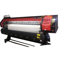Printer UV Format Besar 1.8m DX5 DX7 XP600 untuk Pencetakan Roll to Roll pada Film Kulit