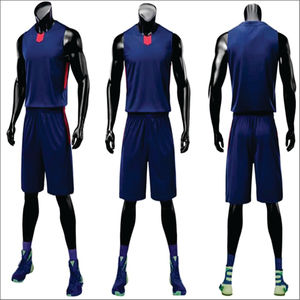 Uniforme de Baloncesto de Diseño Personalizado de la Mejor Calidad, 100% Poliéster Transpirable, Sin Mangas, Etiqueta Personalizada del Equipo, Precio Competitivo, Unisex - Product Image 3