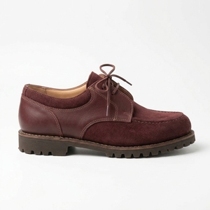 Men's Burgundy PU <b>Waterproof</b> <b>Lightweight</b> <b>Walking</b> <b>Shoes</b> Round Toe Lace-Up Anti-Slip EVA Sole Autumn Casual Footwear - Product Image 2