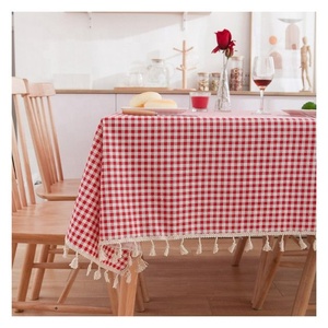 Table Cloth Supplier 100% Organic Cotton Embroidered Soft Fabric Customized Pattern Bulk OEM Private Label Supply - Product Image 2
