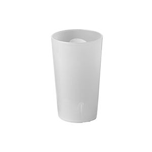 Vaso para hielo de 400 ml con tapa y pajita – Vaso reutilizable de plástico para bebidas frías - Product Image 6