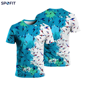 Camiseta de hombre transpirable con estampado 3D de grafiti de dibujos animados, cuello redondo, manga corta, estilo urbano, 180 gramos - Product Image 6