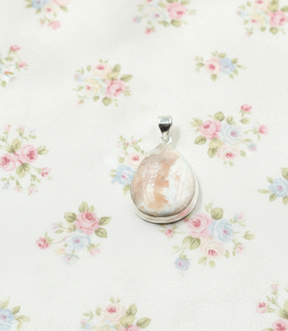 Natural Scolecite Teardrop Pendant <b>Necklace</b> 18K Yellow Gold Rose Gold Plated 925 Silver Crystal Healing <b>Boho</b> Jewelry Gift Women - Product Image 6