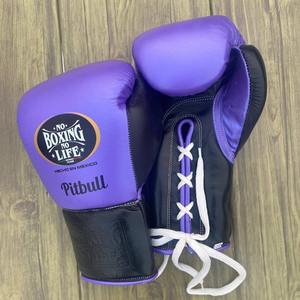 Conjunto Personalizable No Boxing No Life para Artes Marciales y Fitness, Incluye Conjunto de Boxeo de Cuero Real de Alta Calidad, Personalizado en Morado y Negro - Product Image 4