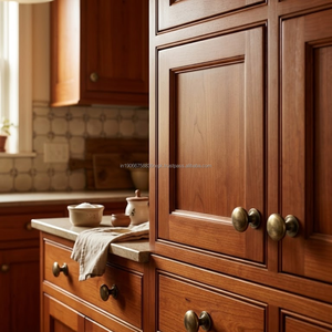 AG Elements Solid Iron Antique <b>Brass</b> Cabinet Knob 22mm Round Luxury Furniture <b>Drawer</b> <b>Pull</b> Hardware Wardrobe Cupboard - Product Image 6