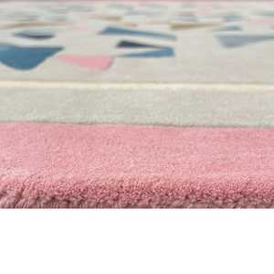 Tapis en laine tuftés à la main à motifs modernes pour salon, chambre et maisons contemporaines - Product Image 5