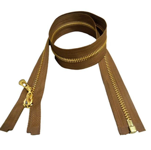 Vente Flash : Fermeture Éclair Métallique à Bout Ouvert, Logo Personnalisé, Taille et Couleur du Ruban Personnalisables, Fermetures Éclair Longues en Chaîne Métallique - Product Image 1