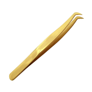 Vente en gros de pinces à épiler professionnelles japonaises en acier inoxydable de 12 cm, avec design et étiquette personnalisés - Product Image 6