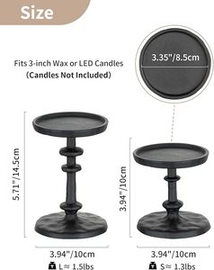 Trusted Manufacturer Handmade Cast Iron Candle Stand With Traditional Style For Home Decoration And Event <b>Table</b> Decoration - Product Image 2