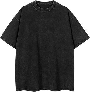 เสื้อยืดผู้ชายไซส์ใหญ่ สีดำ ผ้าฝ้าย แขนสั้น คอกลม ลำลอง สีพื้น โลโก้ด้านหน้า แห้งเร็ว ทรงพอดีตัว - Product Image 1