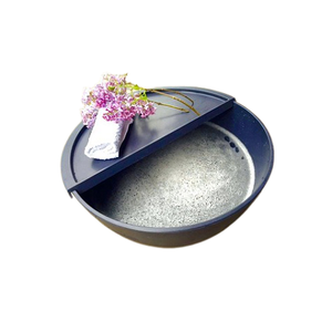 Bol à manucure en laiton martelé, forme ronde, taille personnalisée, pour usage en institut de beauté - Product Image 4