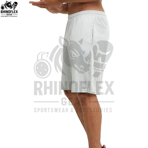 Summer Luxury Custom <b>Shorts</b> High Street Gym Workout Mesh <b>Shorts</b> With <b>Zip</b> <b>Pocket</b> Solid Design Basketball Streetwear - Product Image 3