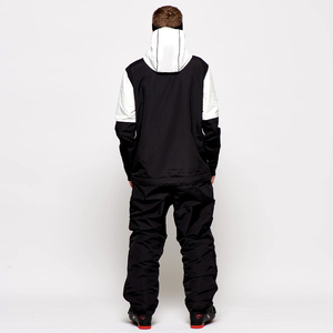 Ensemble veste et pantalon de ski pour homme TBF-058, imperméable 10 000 mm, coupe-vent, respirant, à capuche, isolé, combinaison de neige pour les sports d'hiver - Product Image 2