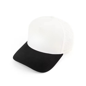 Customizable High Performance Water Resistant Golf Hats Laser Cut Holes Cap Custom 2D 3D Embroidery Logo Inner Seam Tape Bulk - Product Image 2