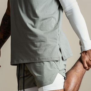 <b>Men</b> White Sleeveless Tank Top O-Neck Solid Color Casual Knitted Cotton Fit Style 100% Cotton <b>Men's</b> <b>Singlet</b> Fitness Bodybuilding - Product Image 5