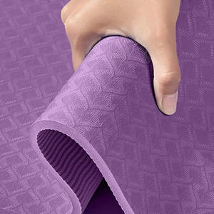 Tapete de Yoga Antideslizante de PVC de Alta Calidad y Durabilidad con Logotipo Personalizado para Ejercicios de Fitness y Entrenamiento - Product Image 1