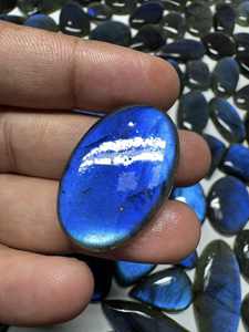 Lote de Labradorita al por Mayor, Cabujones Ovalados Pulidos, Labradorita Brillante a Granel, Producto de la Mejor Calidad para la Fabricación de Joyas - Product Image 4