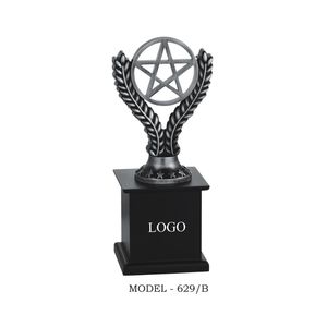 Customized Brass Round Golden Awards Antique Bronze Finish Personalized <b>Trophy</b> for Office School Recognition Achievement Plaque - Product Image 1