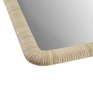 Natural Rattan <b>Rectangle</b> <b>Wall</b> <b>Mirror</b> Eco-Friendly Home Decor with Stylish Design - Product Image 5