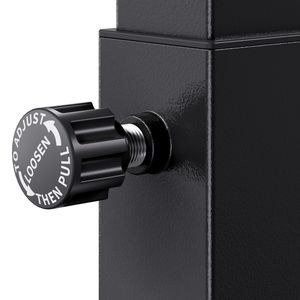 Barra de dominadas portátil con estructura en H, capacidad de 330 libras, barras horizontales independientes de acero de alta resistencia - Product Image 4