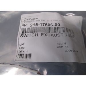 สวิตช์จำกัดอุณหภูมิ Burling Instruments รุ่น 170-10818-00 - อุปกรณ์และอะไหล่เซมิคอนดักเตอร์ระดับโลกที่เชื่อถือได้ - Product Image 4