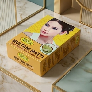 Mascarilla Facial de Arcilla Multani Matti Pura Afrin para Aclarar la Piel, Controlar la Grasa y Tratar el Acné, Paquete de Hierbas Naturales de 250g - Product Image 5