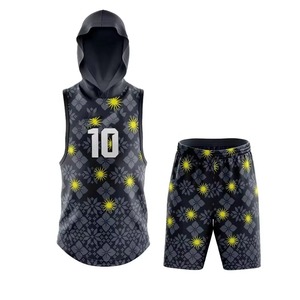 Best quality 7v7 Football team uniforms wholesale price breathable sports <b>soccer</b> hoodie football uniform sublimated design OEM - Product Image 2