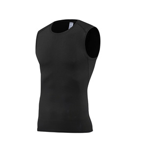 เสื้อกล้ามผู้ชายแบบแห้งเร็ว 190 GSM แบบกำหนดเอง น้ำหนักเบา สำหรับออกกำลังกาย ฟิตเนส ระบายอากาศได้ดี ยืดหยุ่น กระชับรูปร่าง ไม่มีแขน - Product Image 4