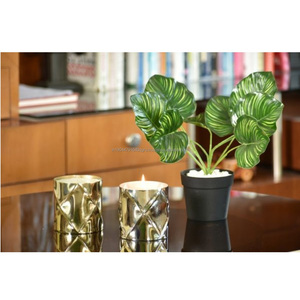 Diamond Pattern Metal Jar Candle at Affordable Price From India - Product Image 5