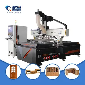 Factory Support OEM cnc wood router atc 1300*2500mm wood door cnc cutting machine