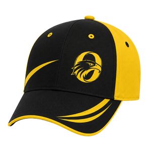 Black Yellow Cricket <b>Cap</b> Adjustable Sports <b>Hat</b> Outdoor Cricket Team Headwear Athletic Accessories Casual Performance Wear - Product Image 1