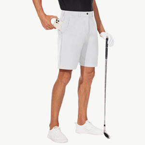 Shorts de golf personnalisés avec logo, séchage rapide, évacuation de l'humidité, décontractés d'été, taille mi-haute élastique, extensibles, avec poches - Product Image 3