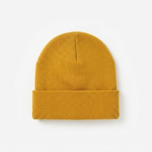 Custom 3D Embroidery Beanie <b>Hat</b> Unisex Knitted Winter Cuffed Beanie Warm Stretch Knit <b>Cap</b> OEM Logo Wholesale - Product Image 2