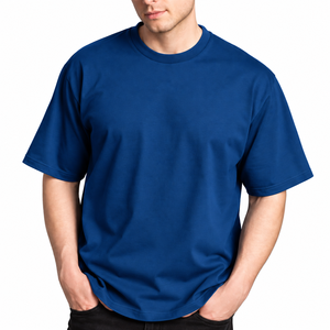 T-shirt pour homme de haute qualité 100% coton, fournisseur du Bangladesh, col rond, manches courtes, séchage rapide, commandes en gros - Product Image 4