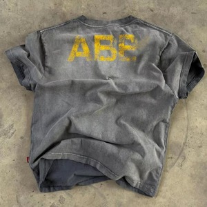 Wholesale Custom Eco-Friendly 100% Cotton 220gsm Regular Fit <b>Drop</b> Shoulder Blank Design <b>Back</b> Logo O-Neck Short Men's T-Shirt - Product Image 2