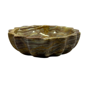 Bol en marbre blanc moderne sculpté à la main, bol décoratif en pierre naturelle pour centre de table, prix de gros - Product Image 6