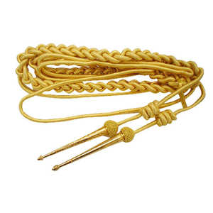 High Quality Gold & Silver Aiguillette <b>Cord</b> Ceremonial <b>Sash</b> for Uniform Accessories Aiguillette - Product Image 1
