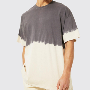 Spring Summer New Heavyweight 100% Cotton Loose Vintage t Shirt Custom Men Vintage Oversized <b>Tshirt</b> - Product Image 4