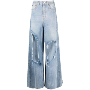 Direct usine pantalons jeans slim pour hommes streetwear tendance et décontracté OEM logo personnalisé vente en gros quantité minimale de commande bas - Product Image 6